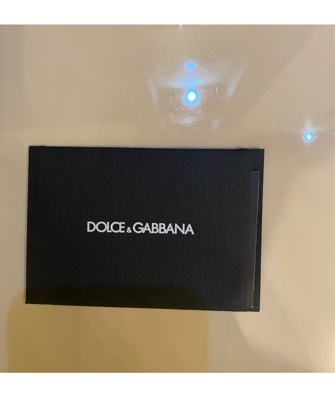 DOLCE&GABBANA Черный кожаный кошелек, фото 6