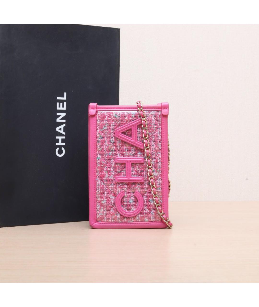 CHANEL Розовая сумка через плечо, фото 2