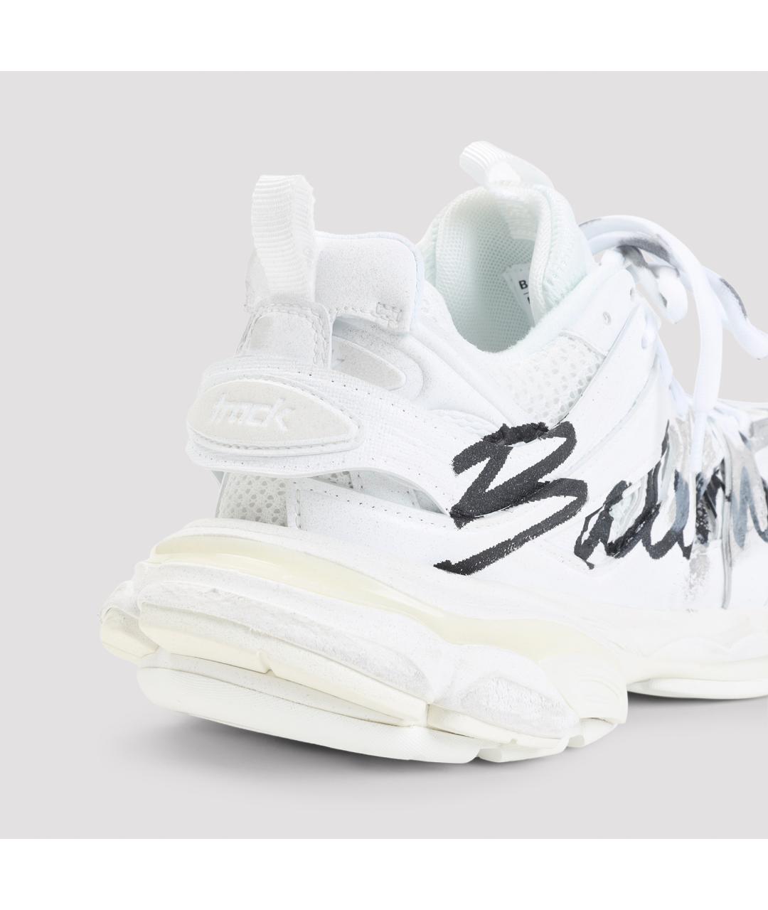 BALENCIAGA Белые синтетические кроссовки, фото 6
