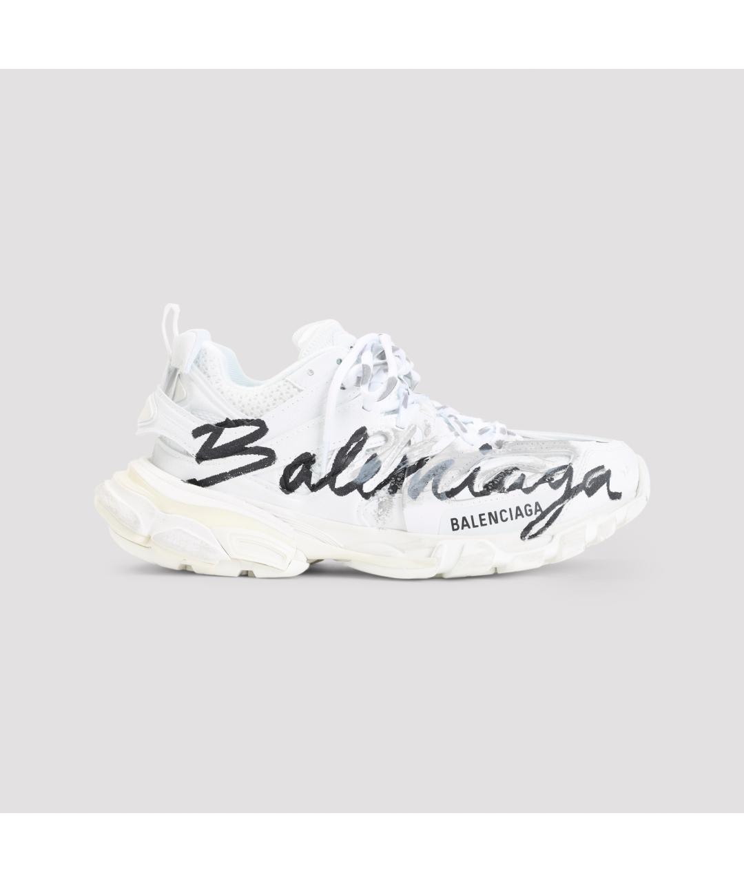 BALENCIAGA Белые синтетические кроссовки, фото 2