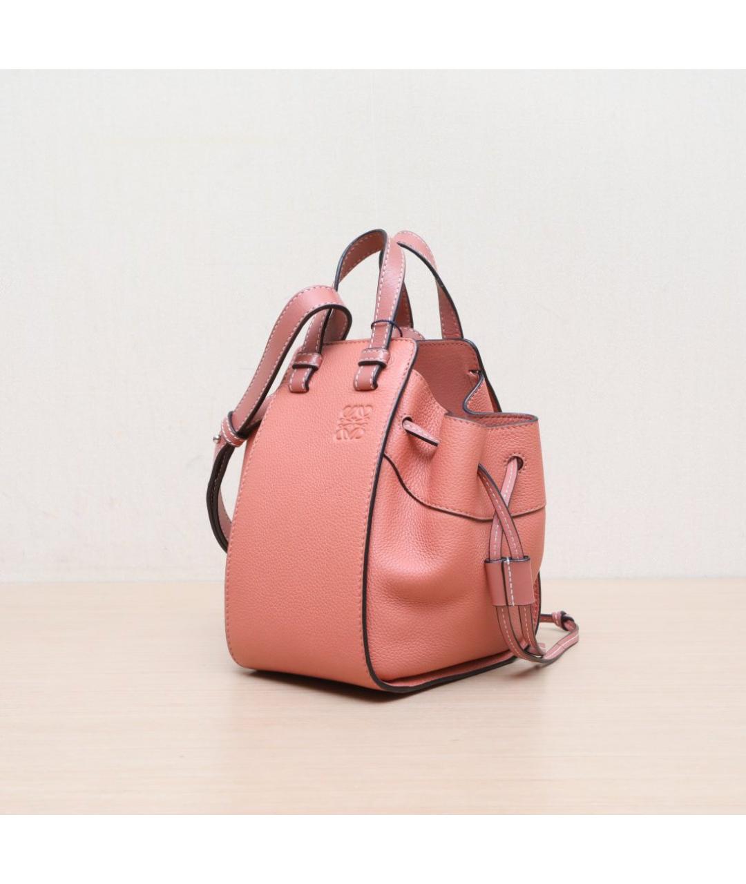 LOEWE Розовая кожаная сумка через плечо, фото 4