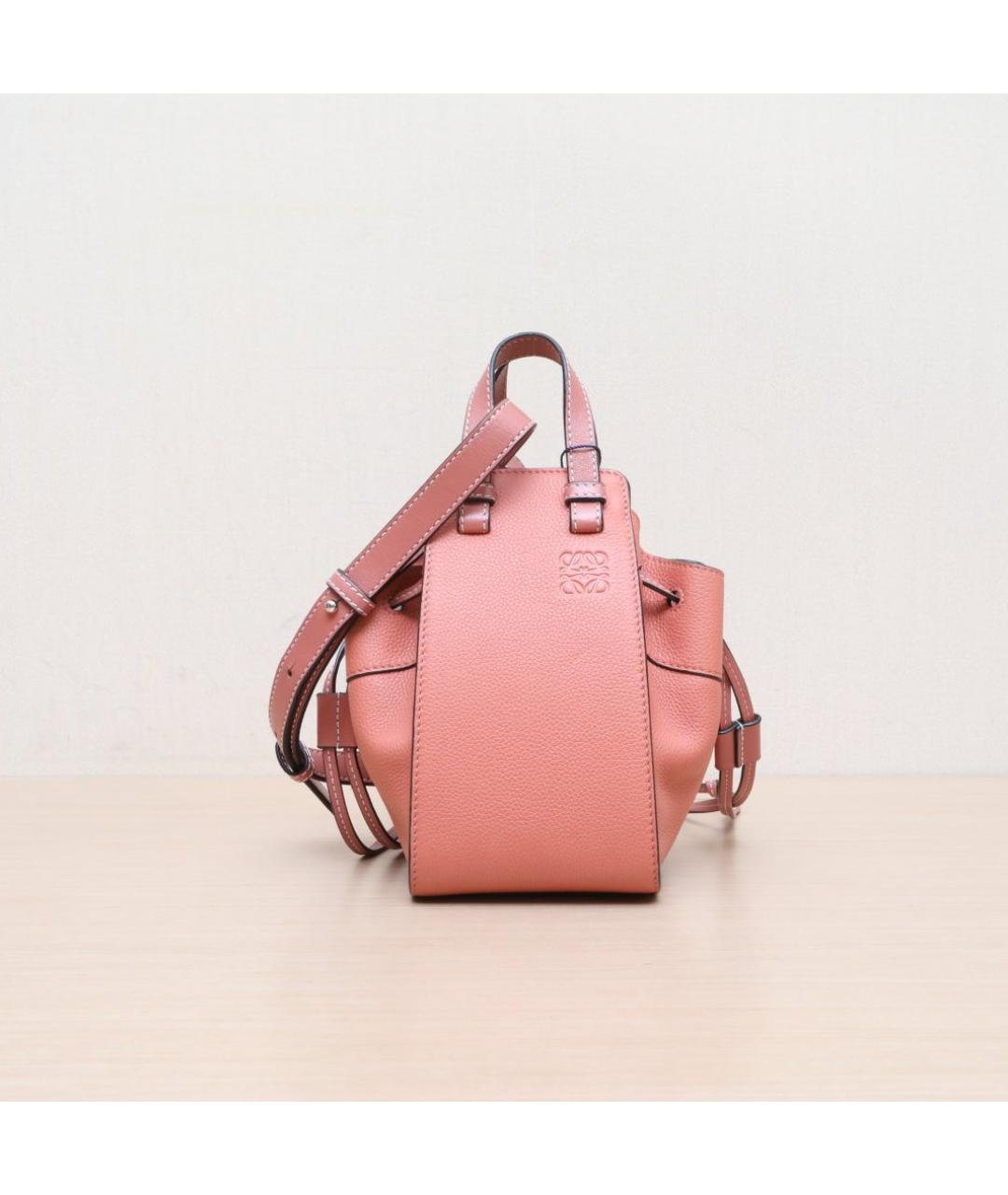 LOEWE Розовая кожаная сумка через плечо, фото 3