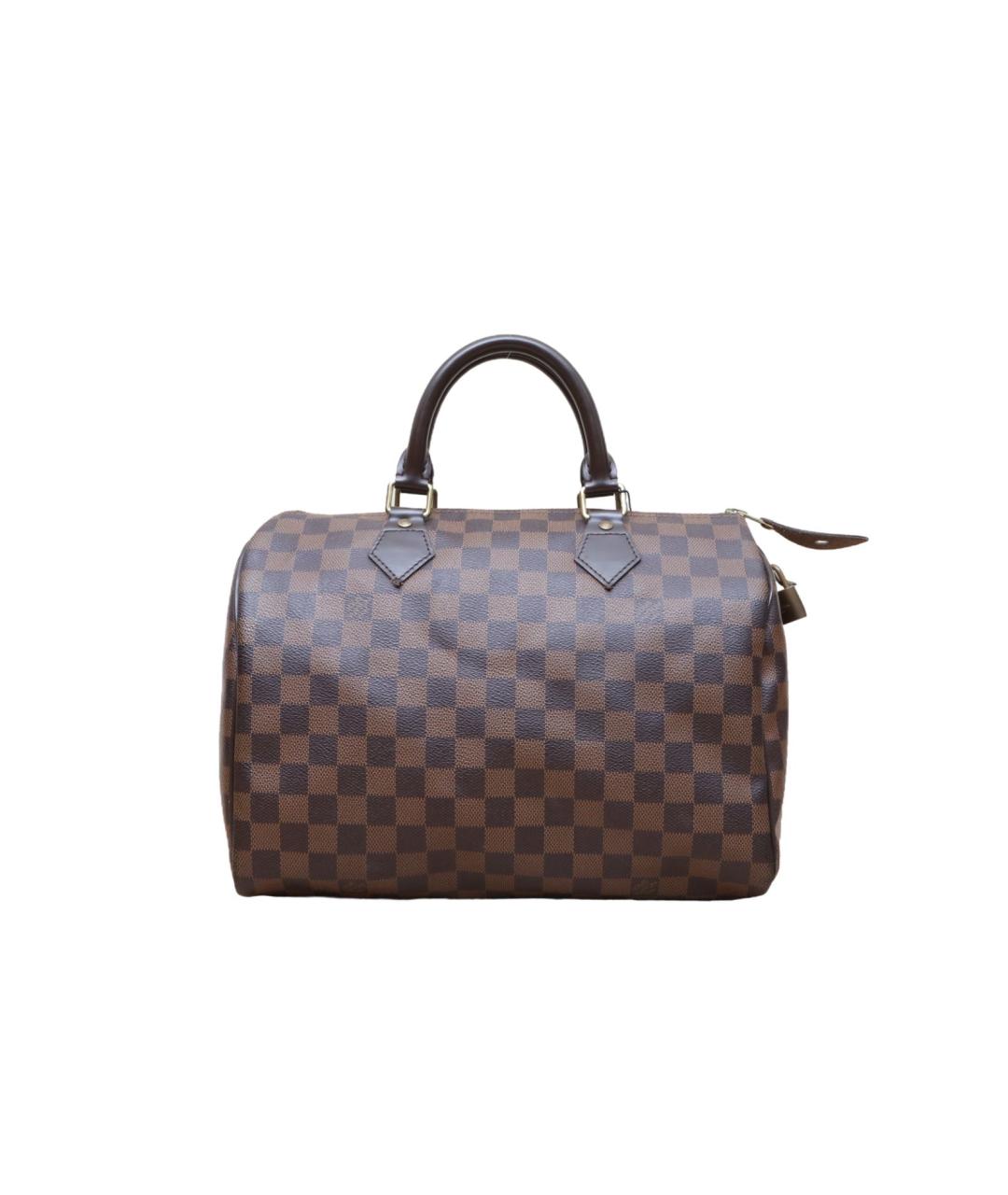 LOUIS VUITTON Коричневая кожаная сумка тоут, фото 1