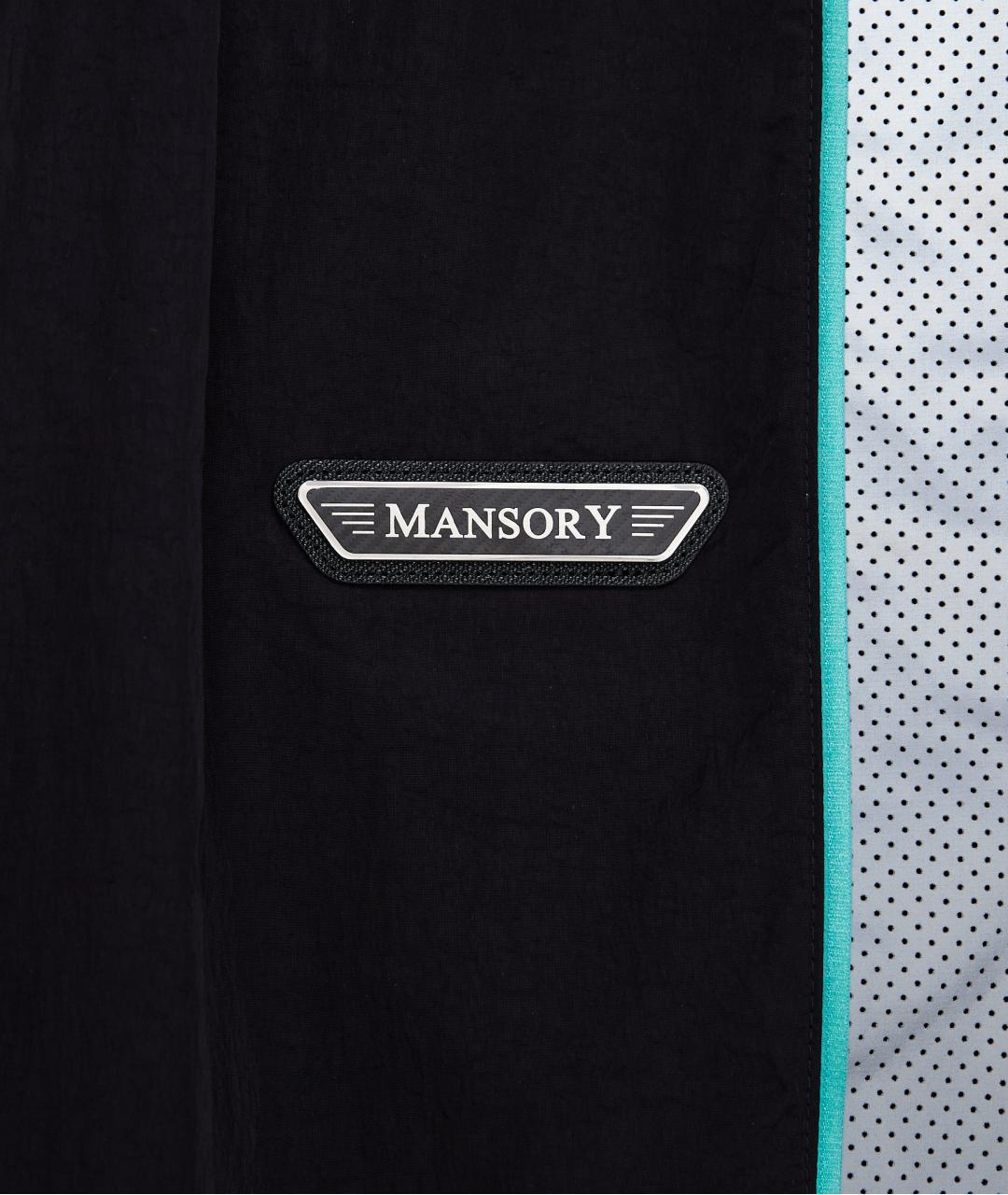 MANSORY x UNDER ARMOUR Черные полиэстеровые повседневные брюки, фото 3