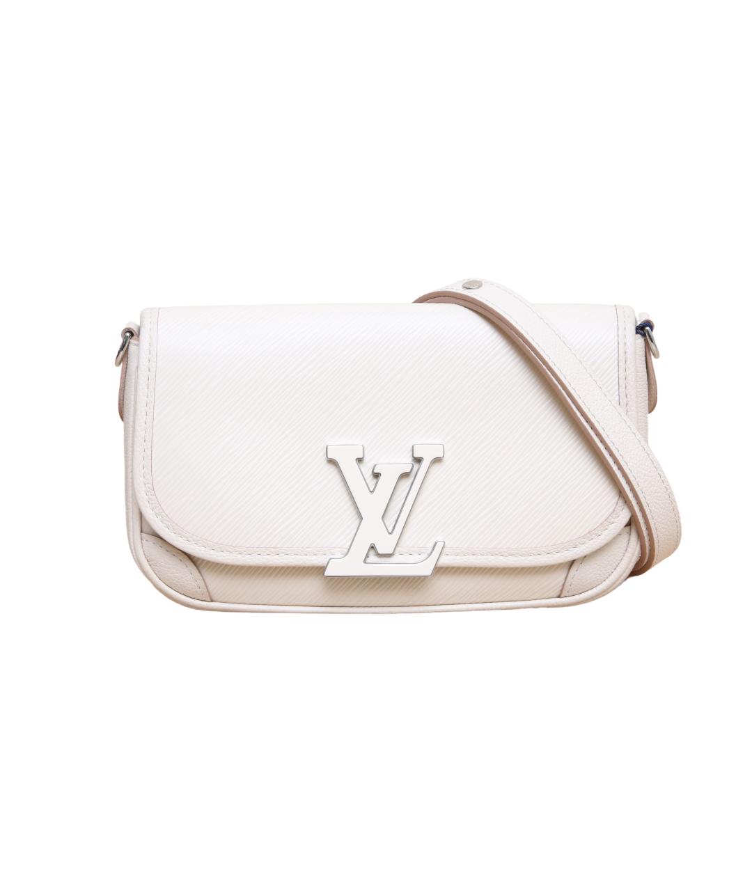 LOUIS VUITTON Белая кожаная сумка через плечо, фото 1