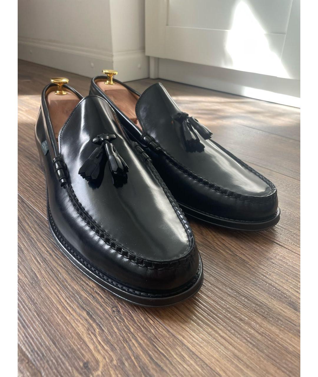 PARABOOT Черные кожаные лоферы, фото 2