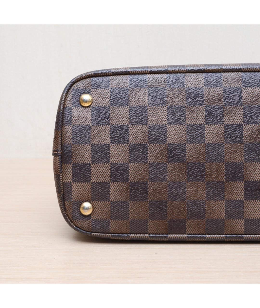LOUIS VUITTON Коричневая кожаная сумка через плечо, фото 9