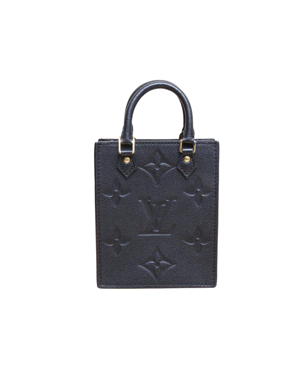 LOUIS VUITTON Черная кожаная сумка через плечо, фото 1