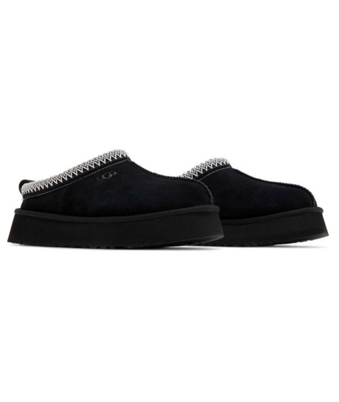 UGG AUSTRALIA Черные замшевые сабо, фото 2