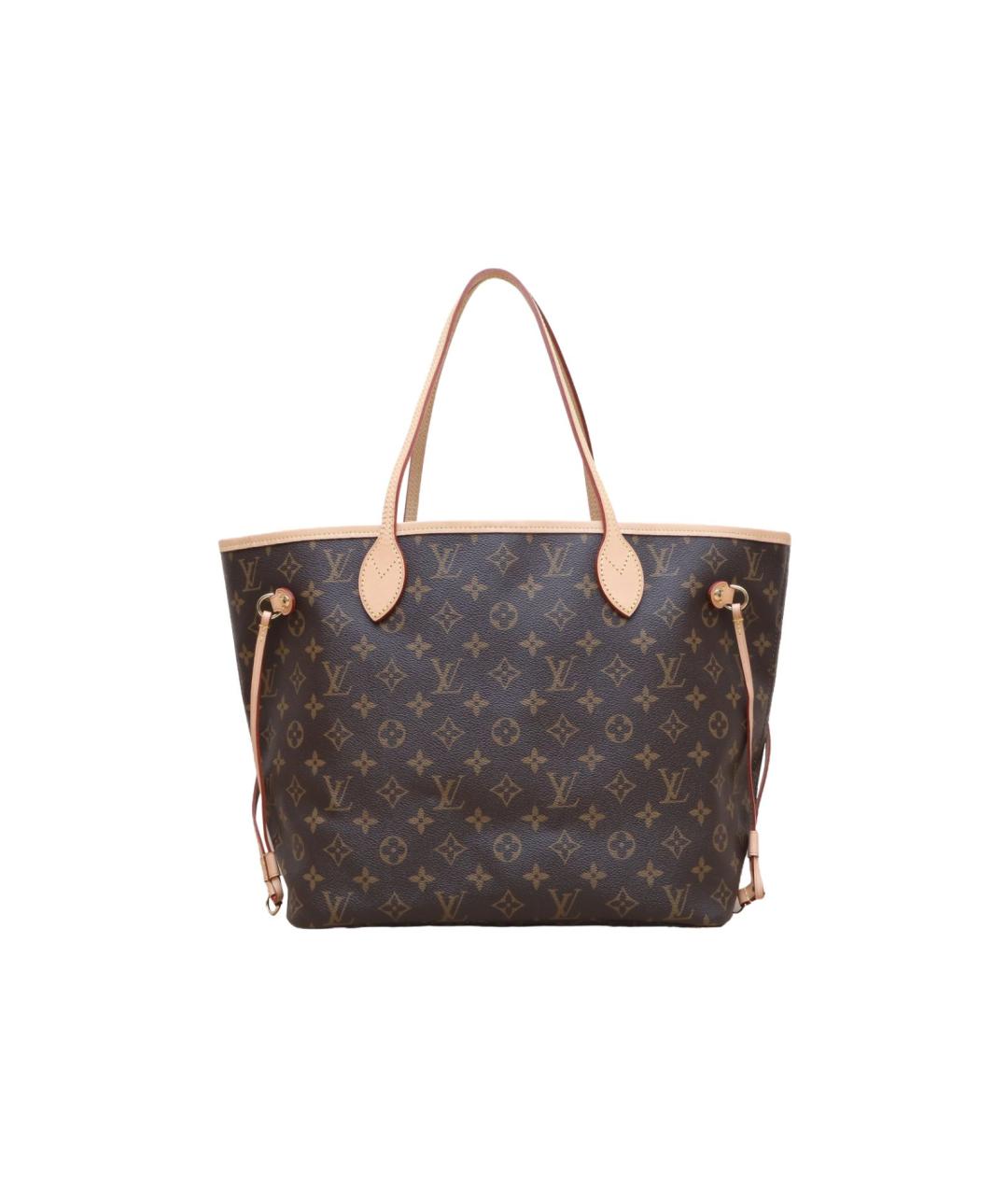LOUIS VUITTON Коричневая кожаная сумка тоут, фото 1