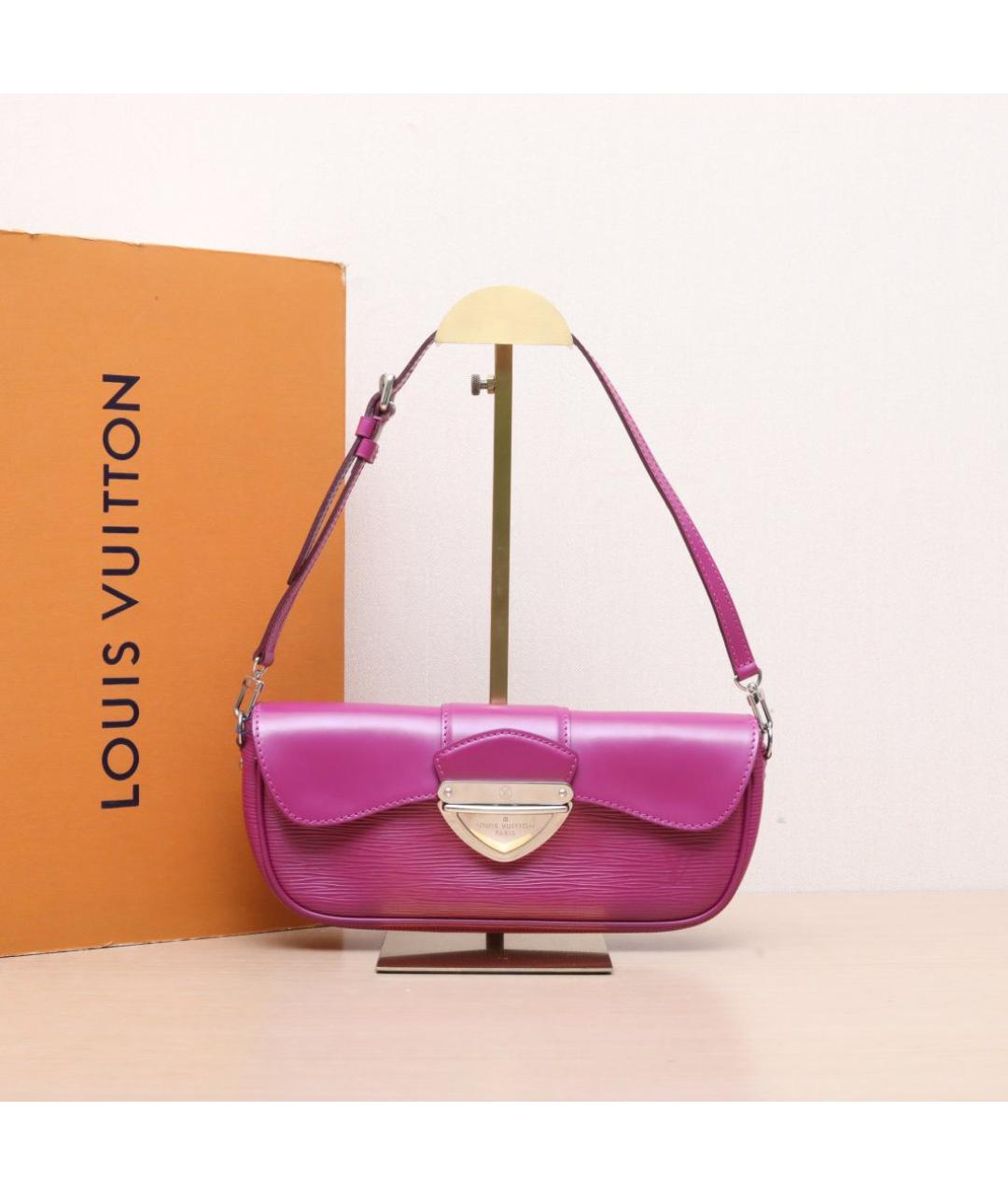 LOUIS VUITTON Розовая сумка через плечо, фото 2