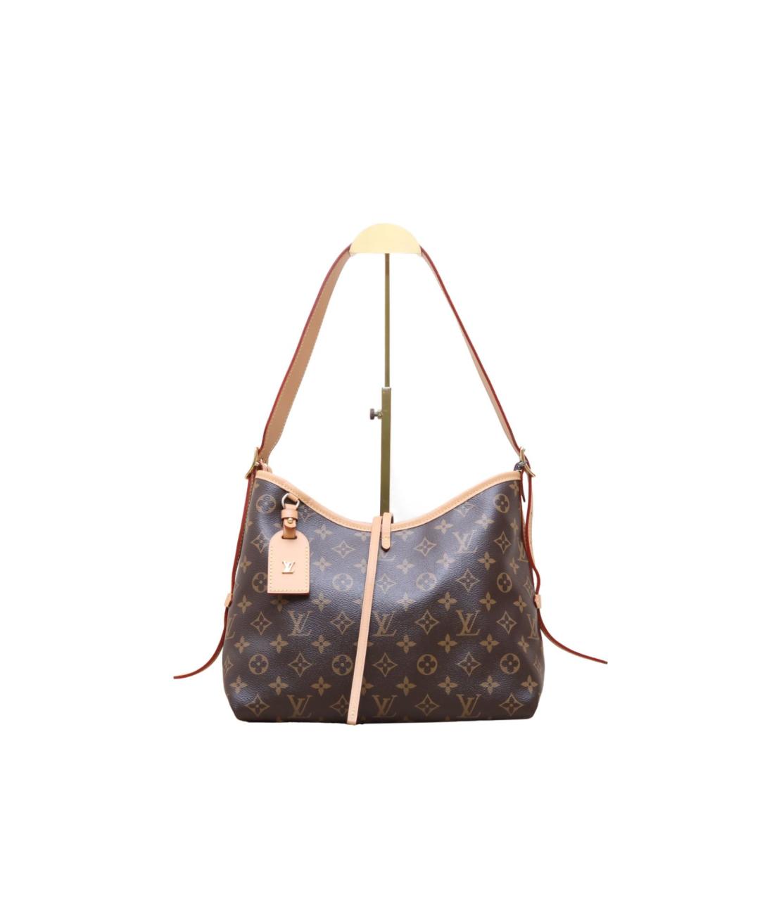 LOUIS VUITTON Коричневая кожаная сумка через плечо, фото 1