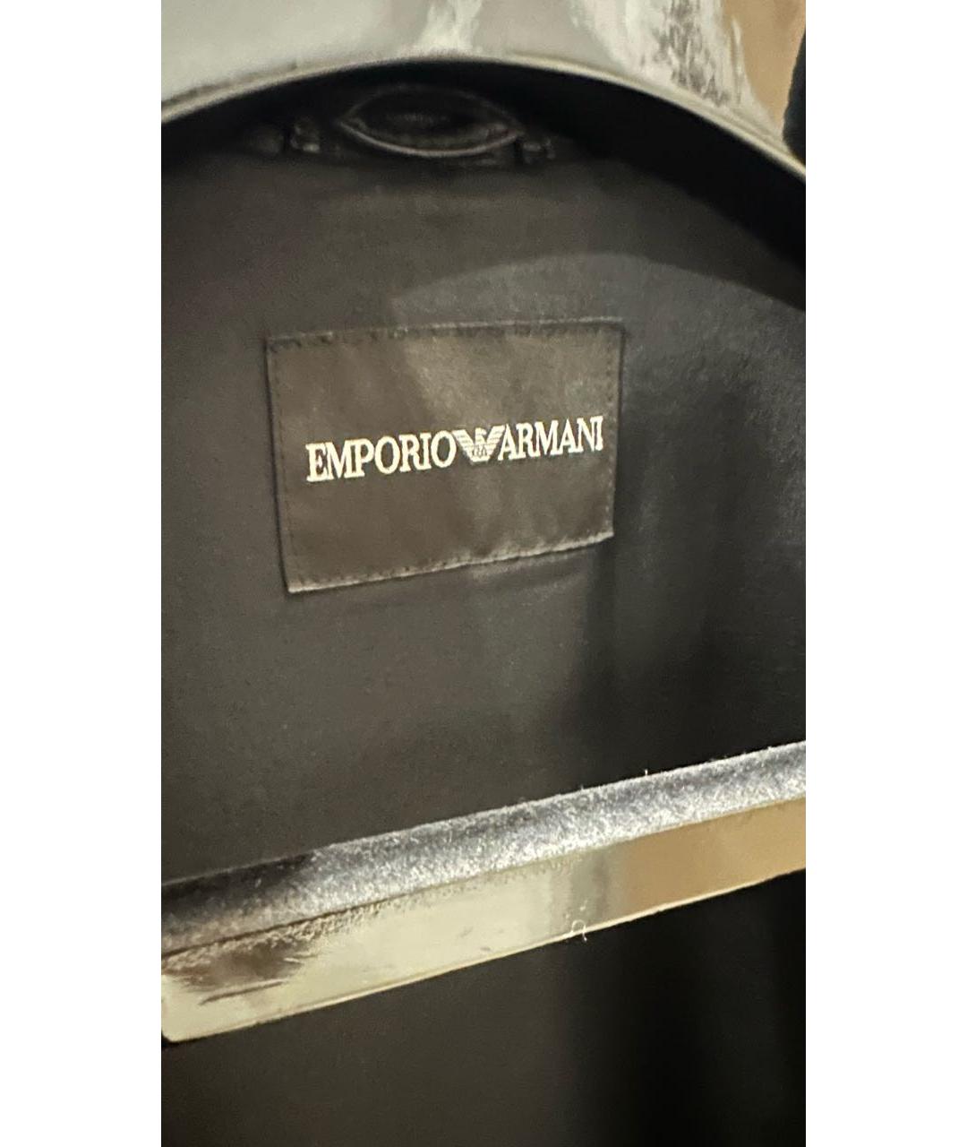 EMPORIO ARMANI Черная полиамидовая куртка, фото 3