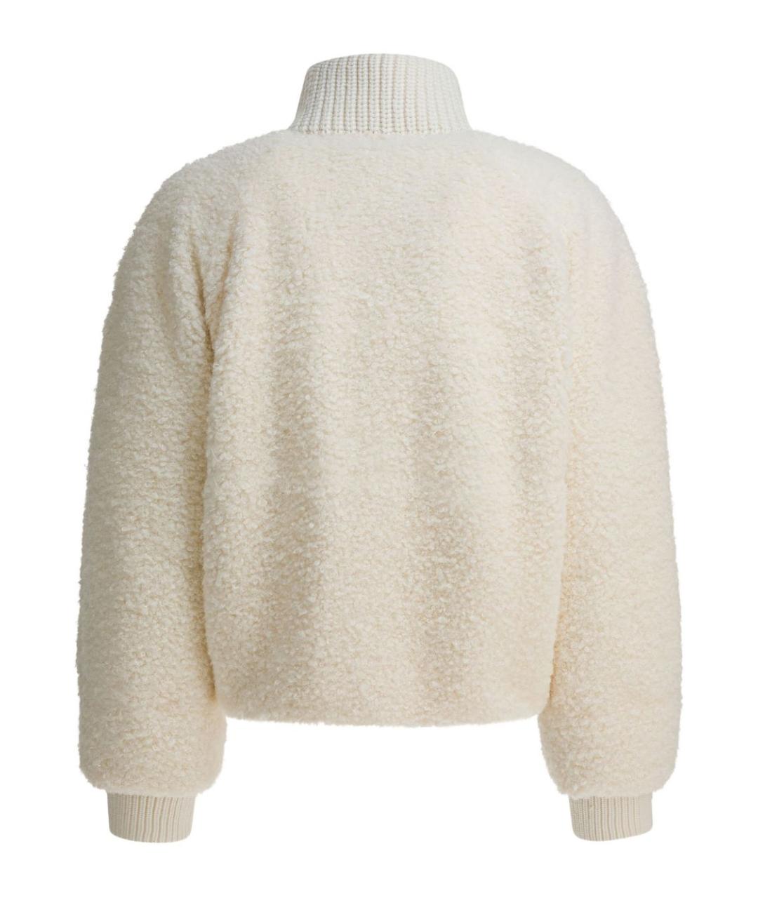 MONCLER GRENOBLE Бежевая шерстяная куртка, фото 2