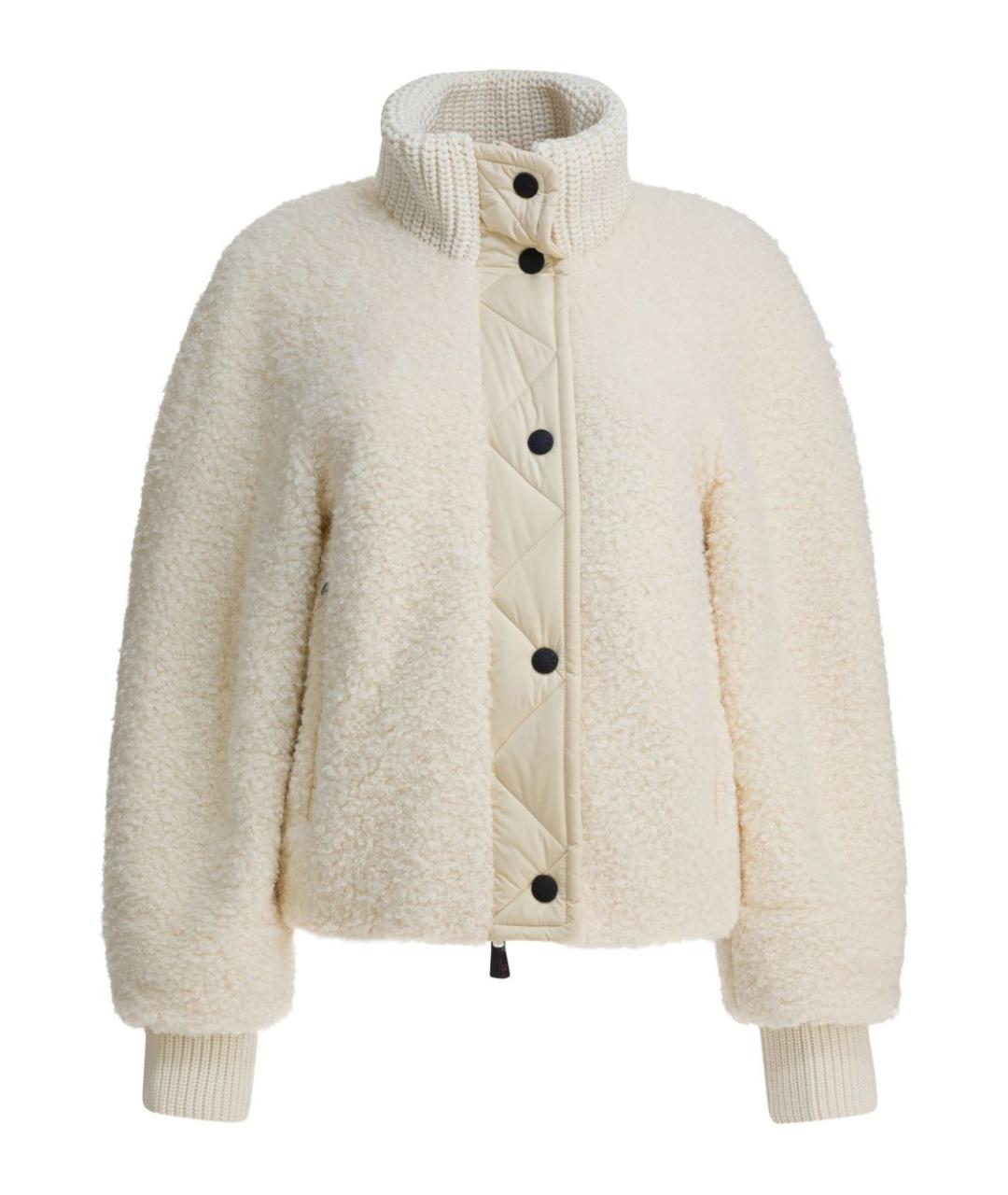 MONCLER GRENOBLE Бежевая шерстяная куртка, фото 1