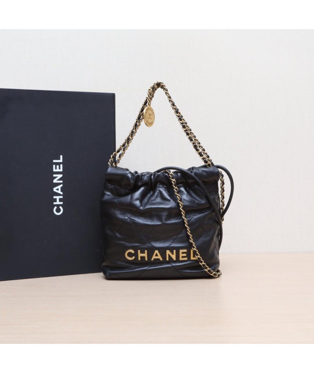 CHANEL Черная сумка тоут, фото 2