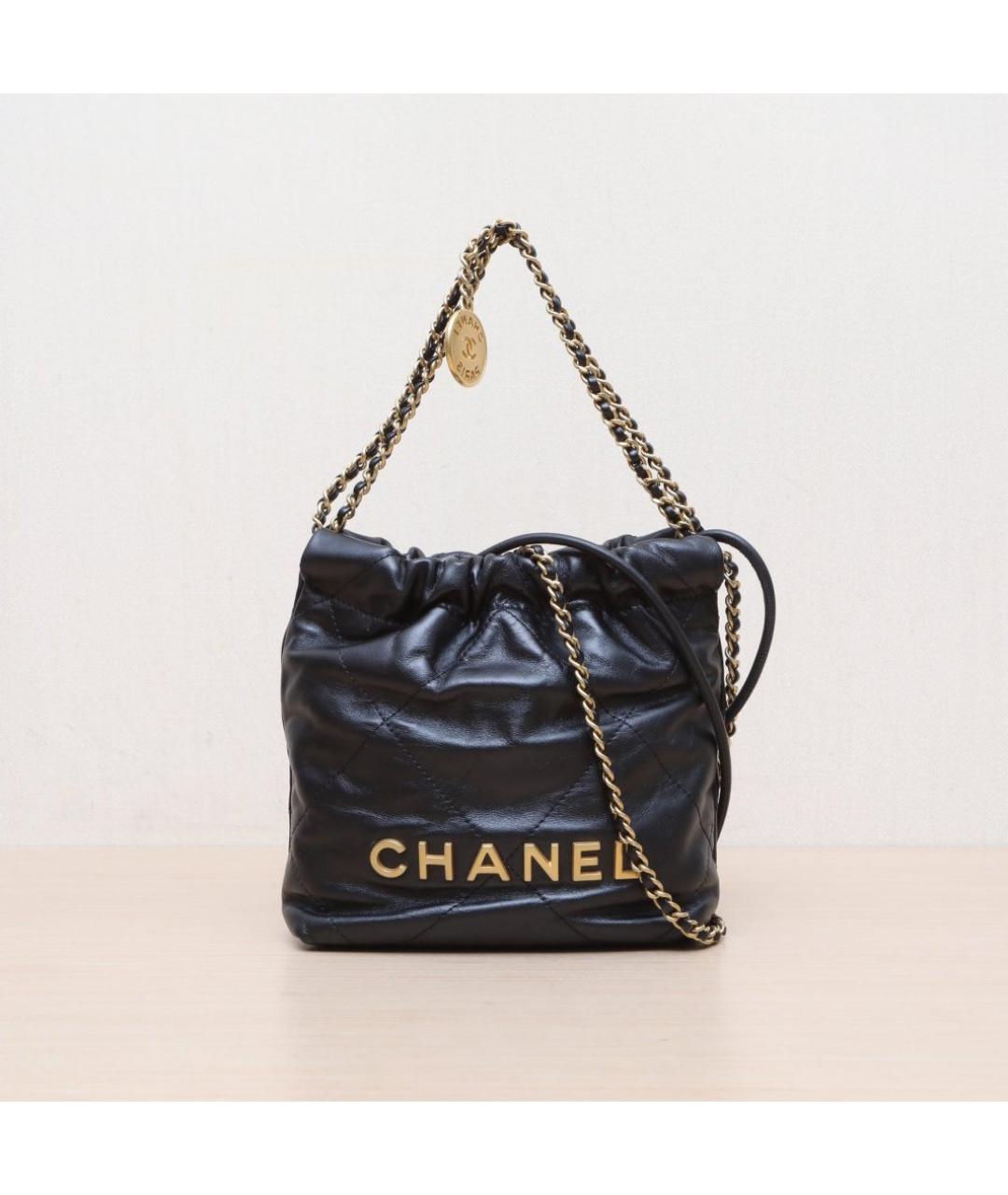 CHANEL Черная сумка тоут, фото 3