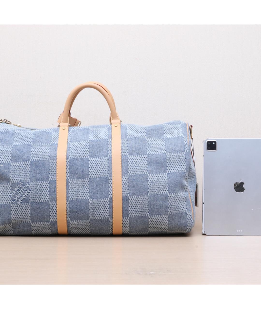 LOUIS VUITTON Мульти деним дорожная/спортивная сумка, фото 7
