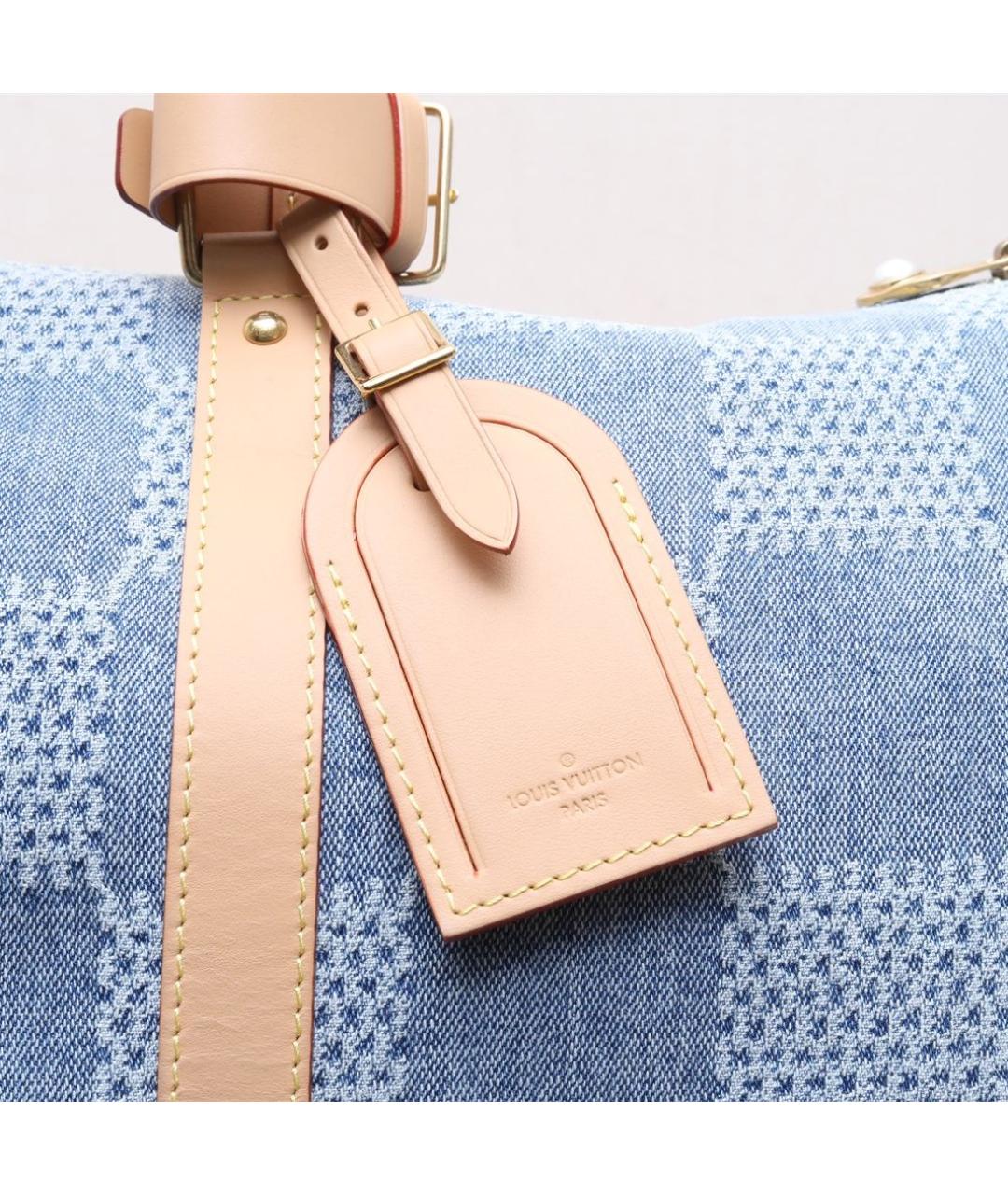LOUIS VUITTON Мульти деним дорожная/спортивная сумка, фото 8