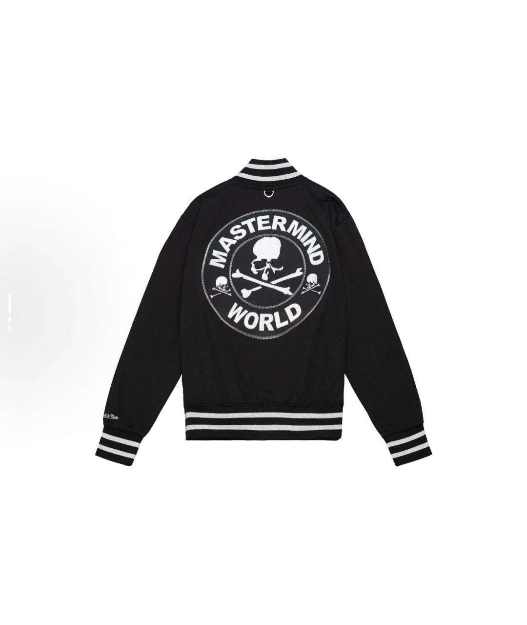 MASTERMIND JAPAN Черная полиэстеровая спортивная куртка, фото 2