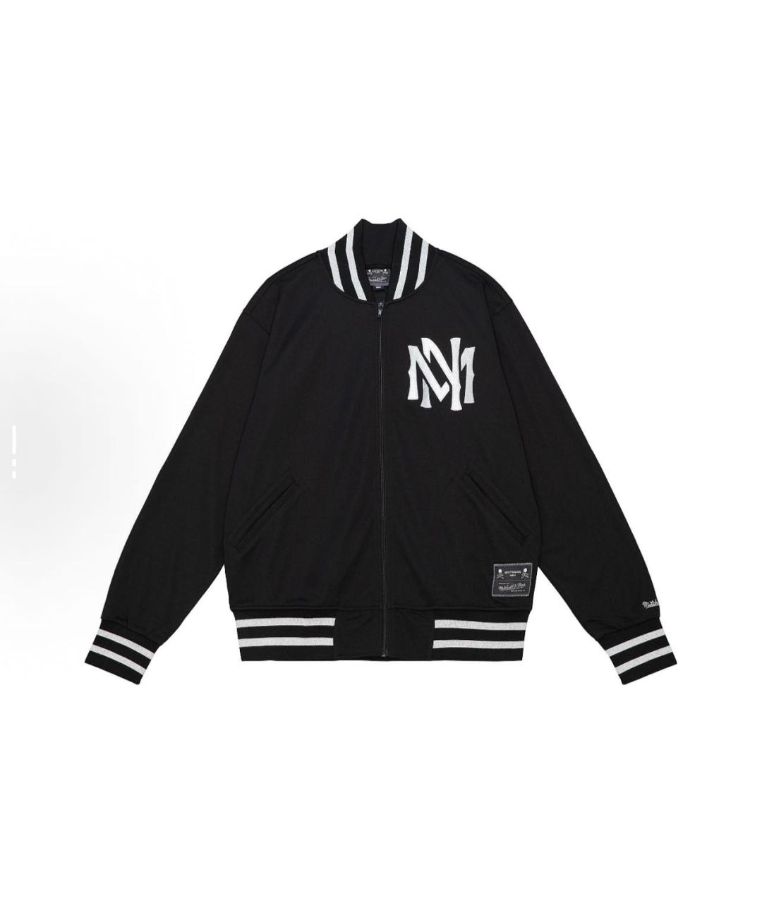 MASTERMIND JAPAN Черная полиэстеровая спортивная куртка, фото 6