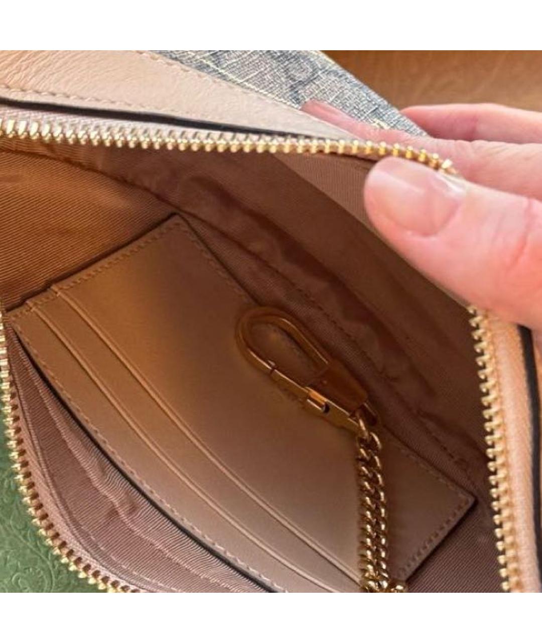 GUCCI Бежевая сумка с короткими ручками, фото 5