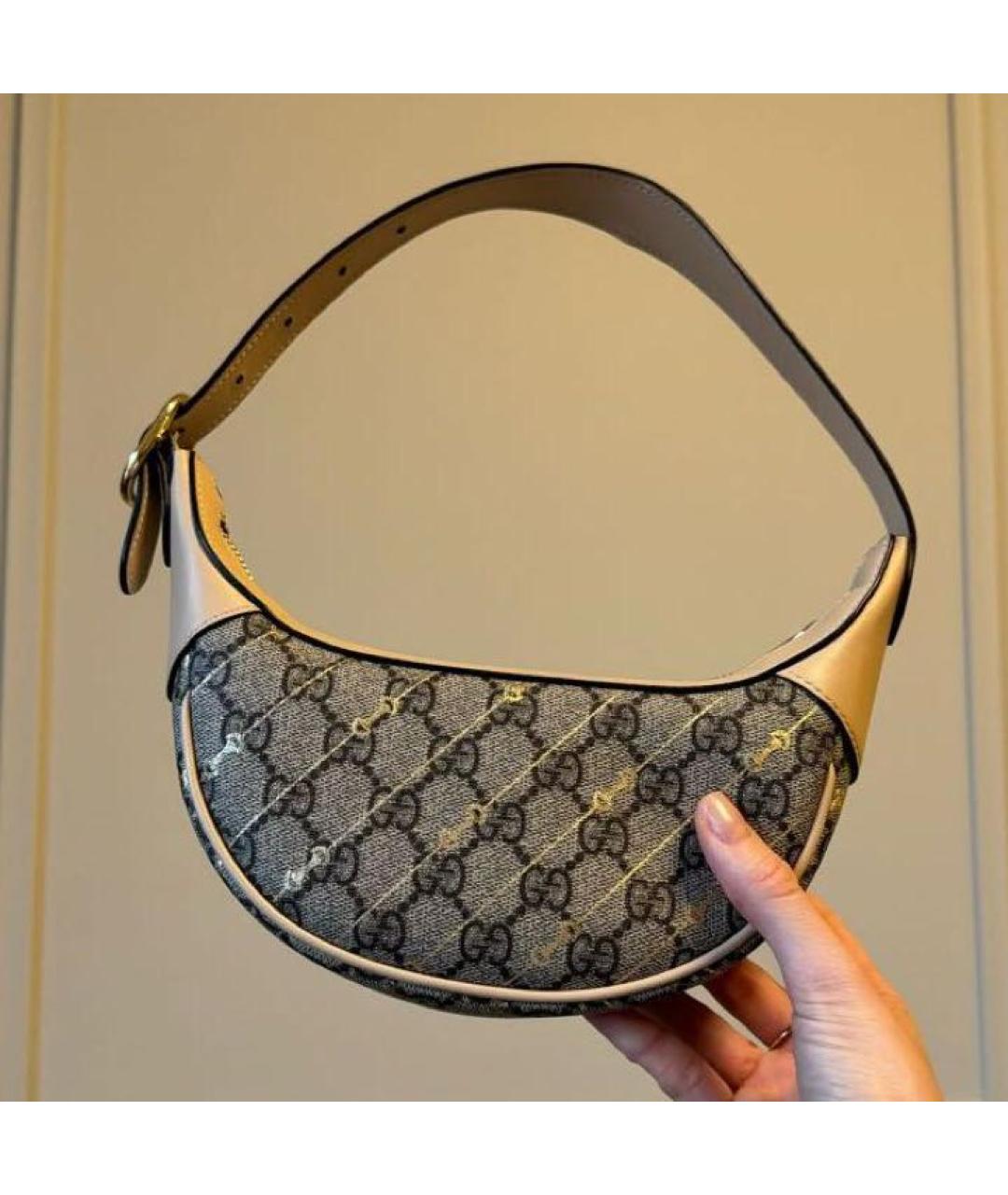 GUCCI Бежевая сумка с короткими ручками, фото 2