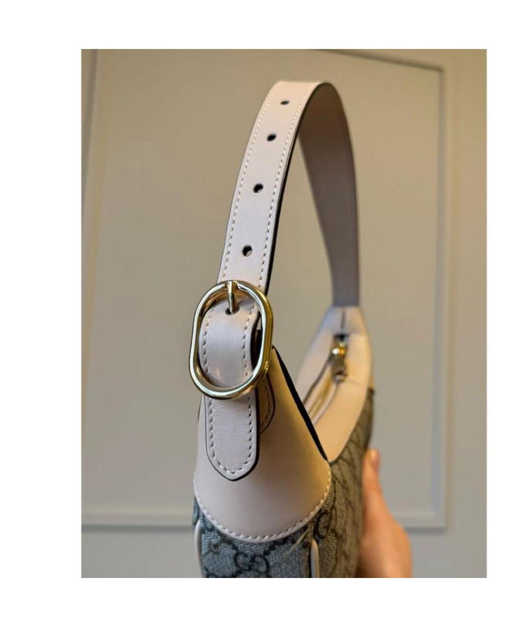 GUCCI Бежевая сумка с короткими ручками, фото 4