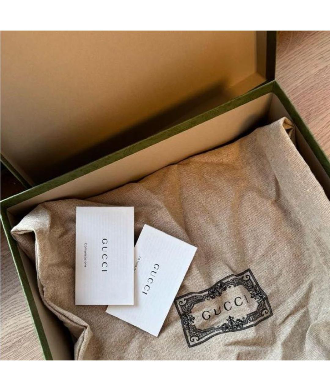 GUCCI Бежевая сумка с короткими ручками, фото 6