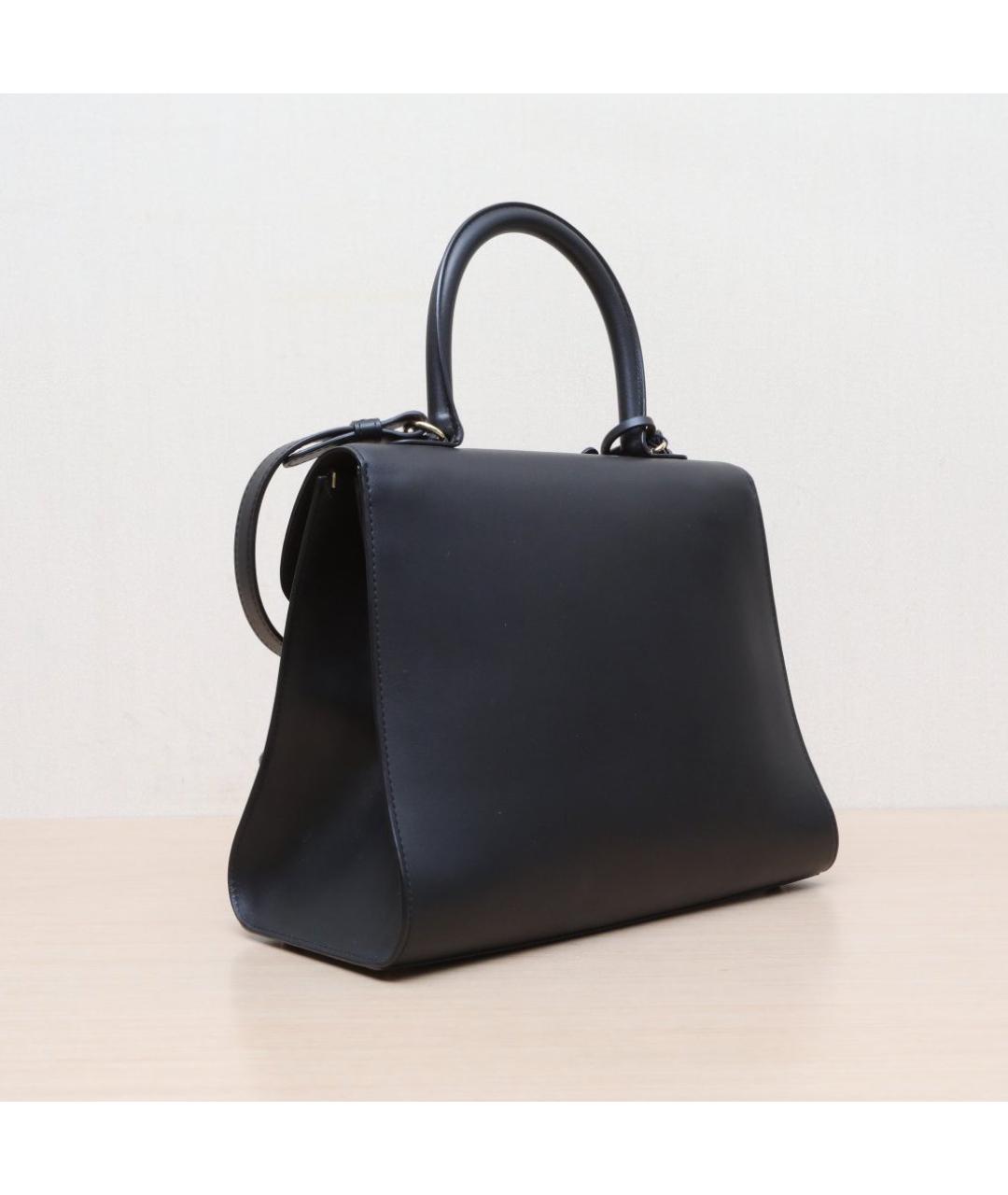 DELVAUX Черная кожаная сумка через плечо, фото 6