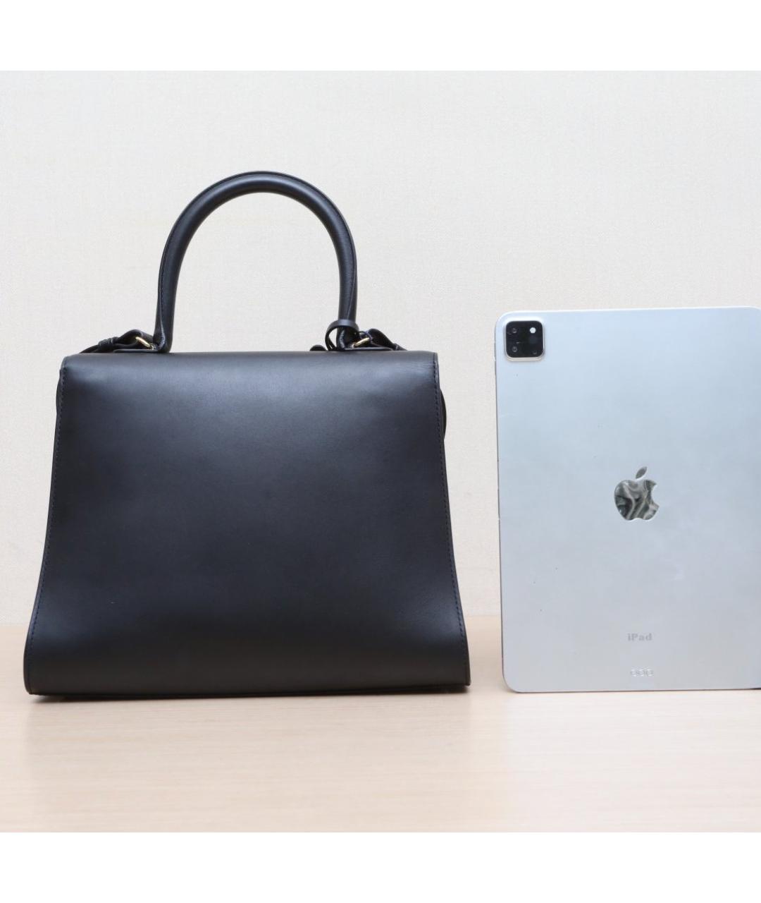 DELVAUX Черная кожаная сумка через плечо, фото 7