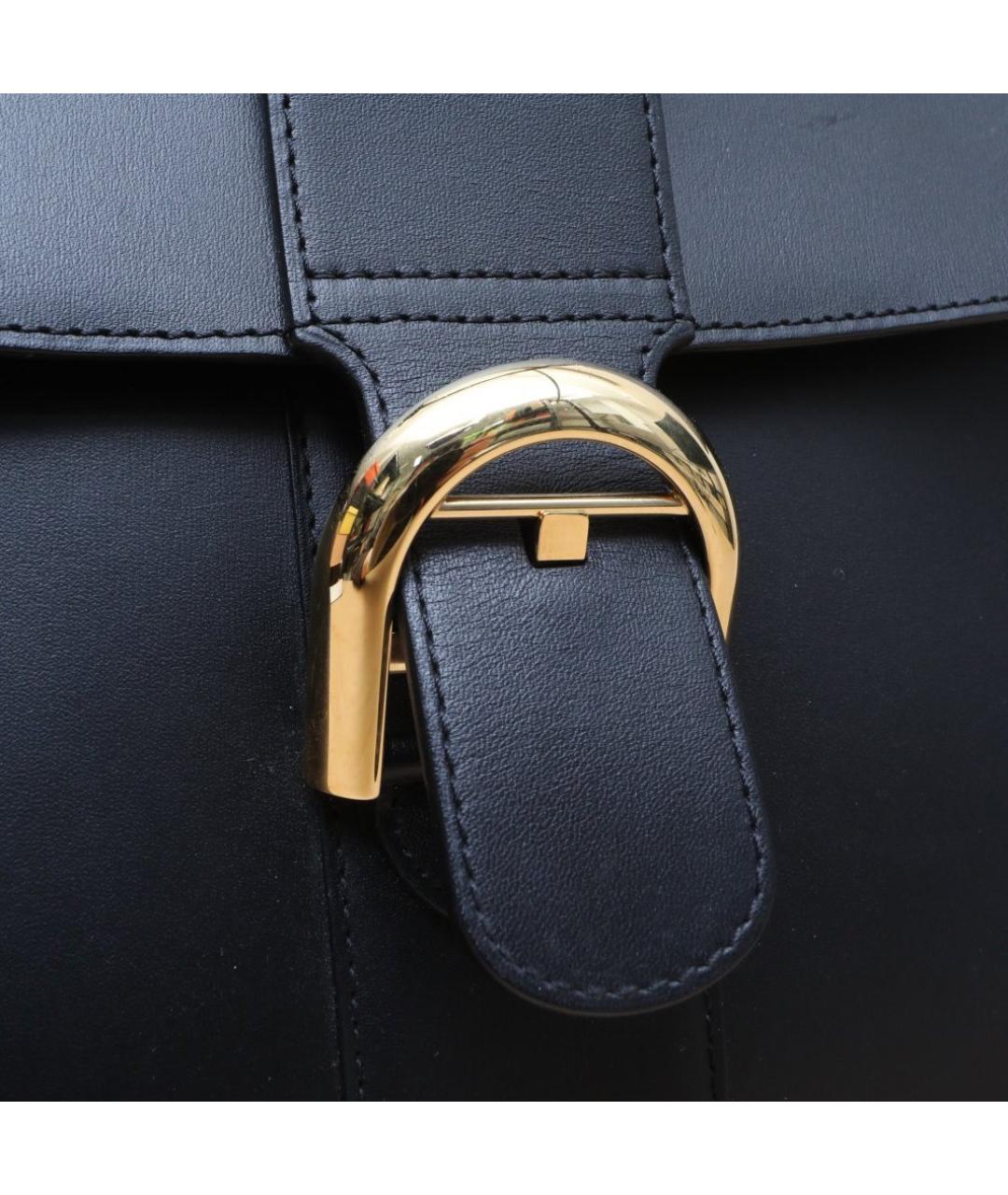 DELVAUX Черная кожаная сумка через плечо, фото 8