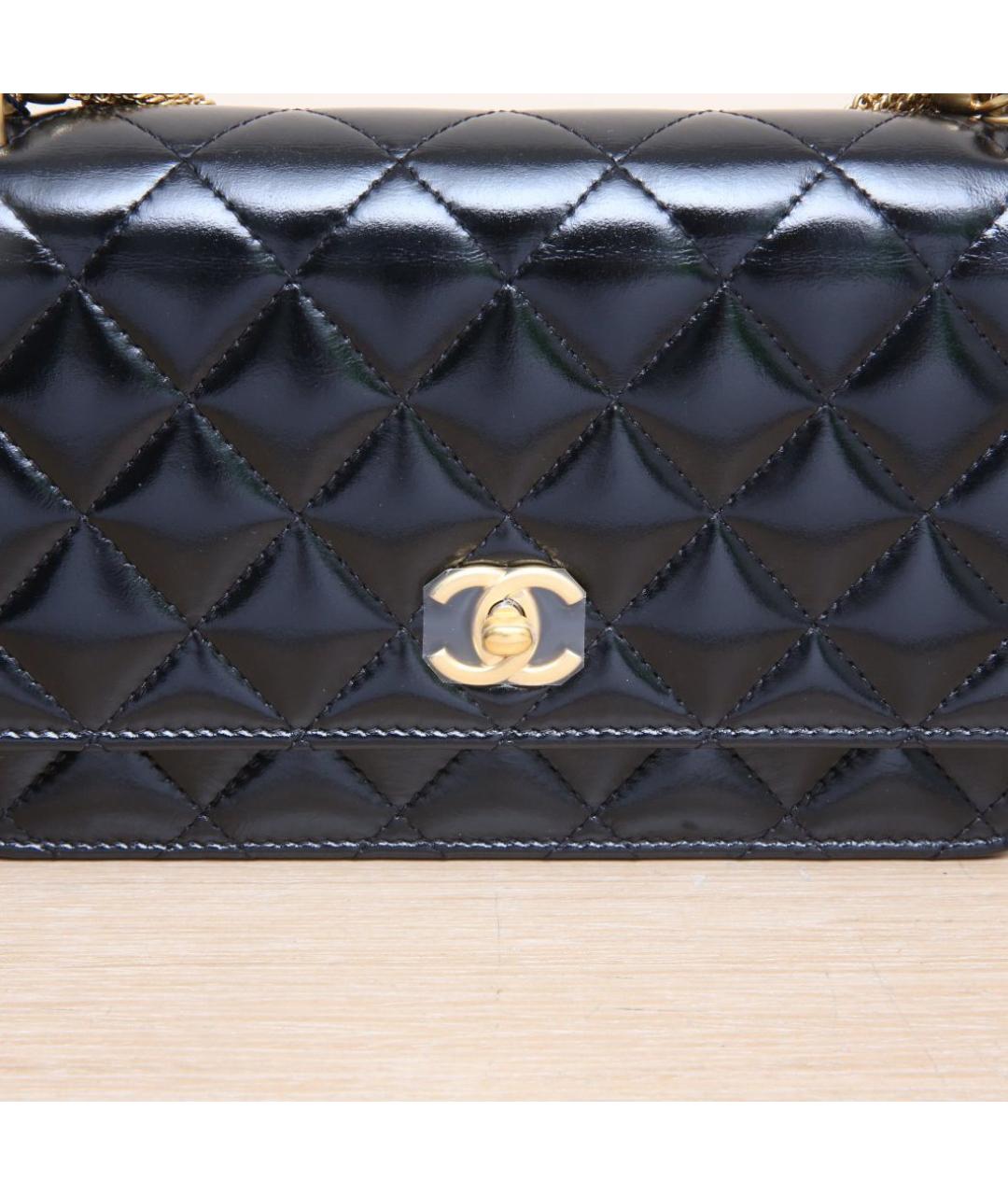 CHANEL Черная сумка через плечо, фото 8
