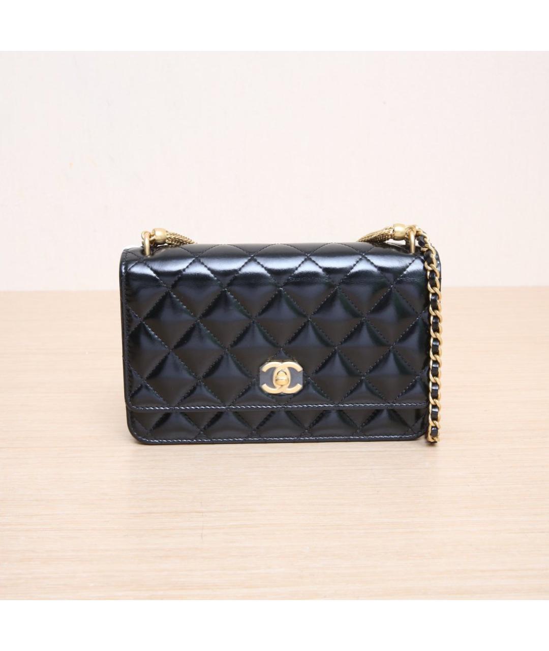 CHANEL Черная сумка через плечо, фото 3