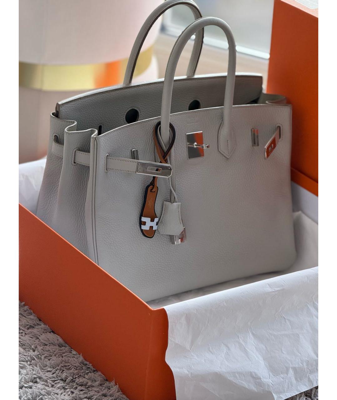 HERMES Кожаная сумка тоут, фото 2