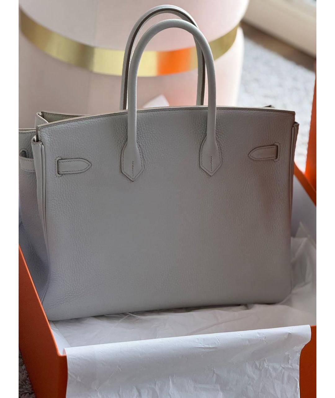 HERMES Кожаная сумка тоут, фото 4