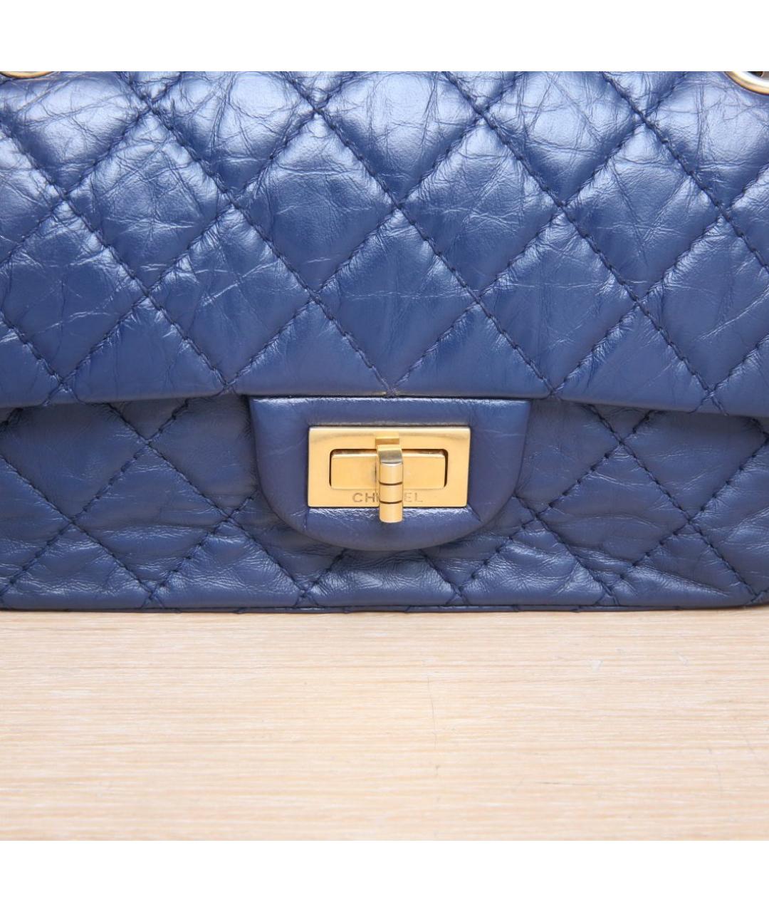 CHANEL Синяя сумка через плечо, фото 8