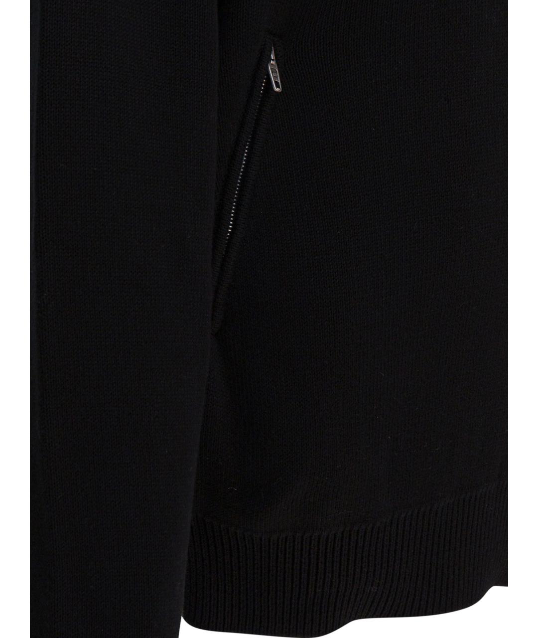 BALENCIAGA Черный хлопковый джемпер / свитер, фото 4