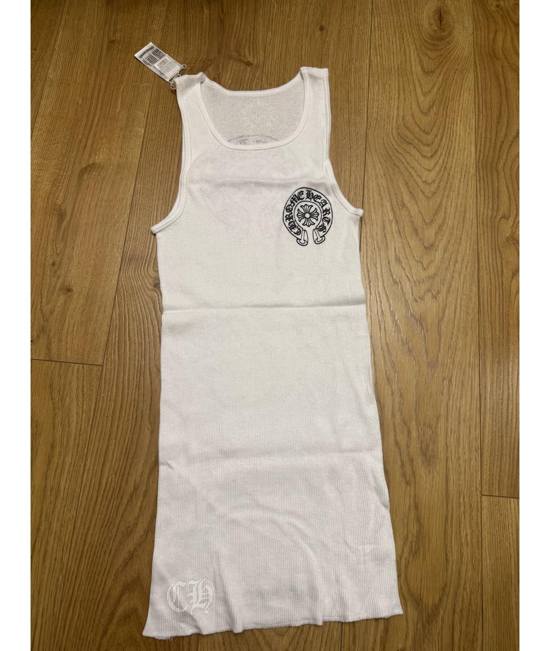 CHROME HEARTS Белая хлопковая футболка, фото 2