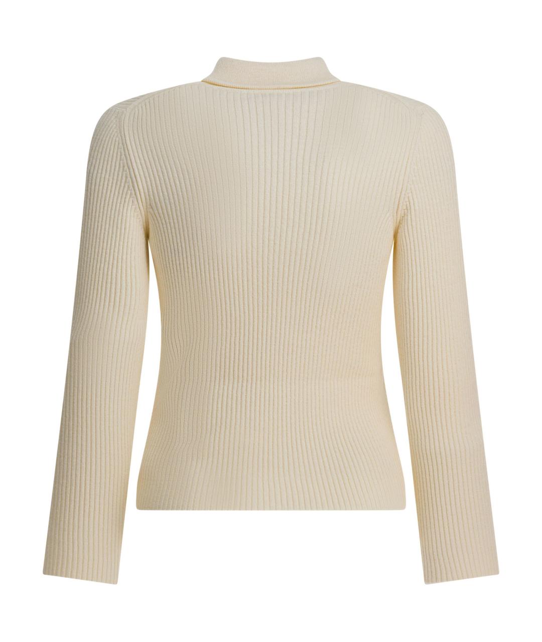 CELINE Белый шерстяной джемпер / свитер, фото 2