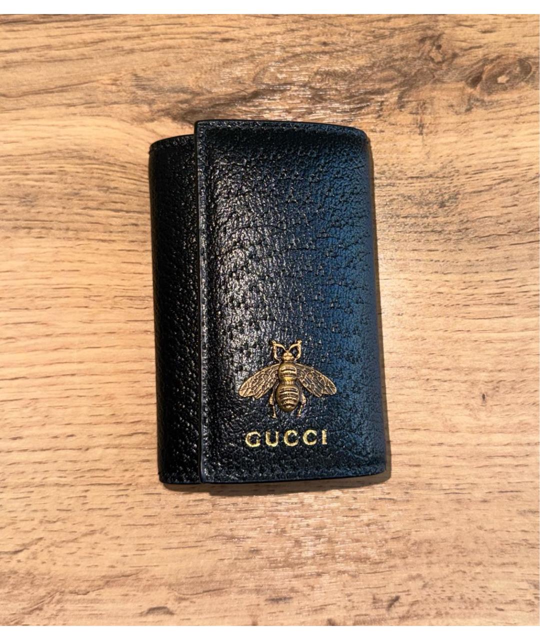 GUCCI Черная ключница, фото 5