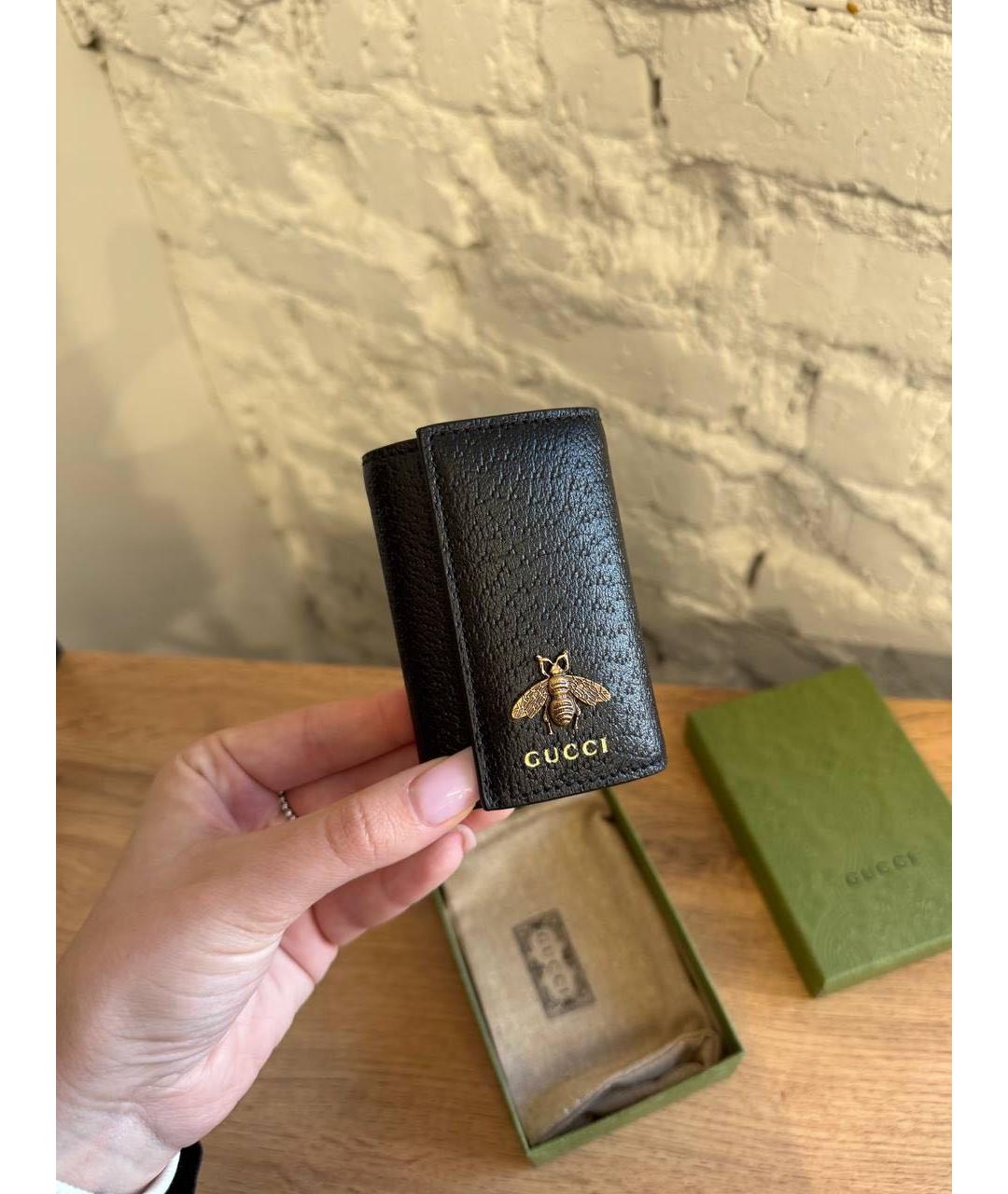 GUCCI Черная ключница, фото 2