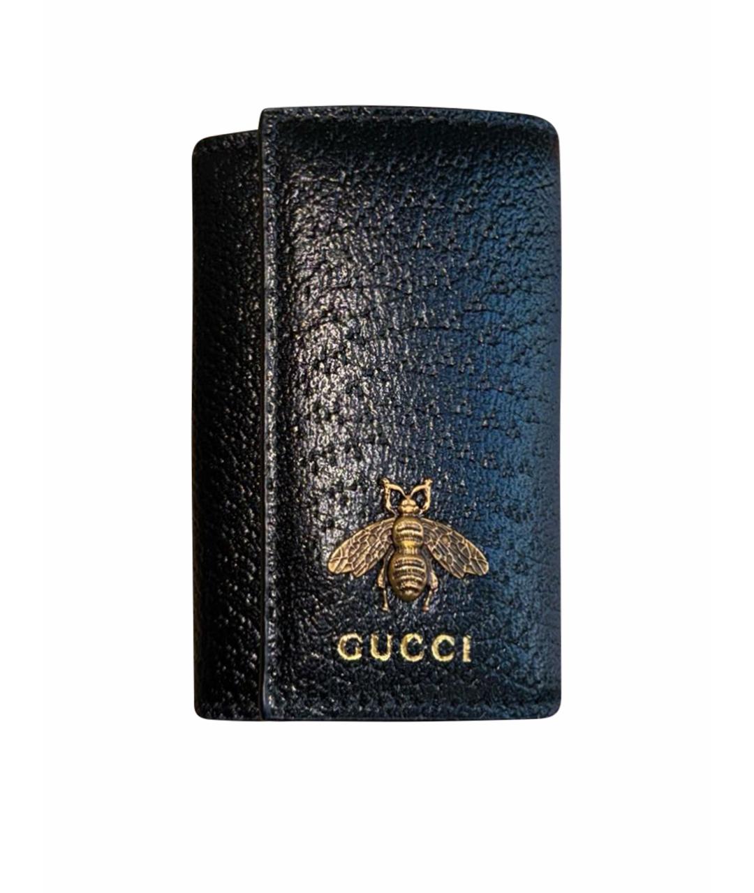 GUCCI Черная ключница, фото 1