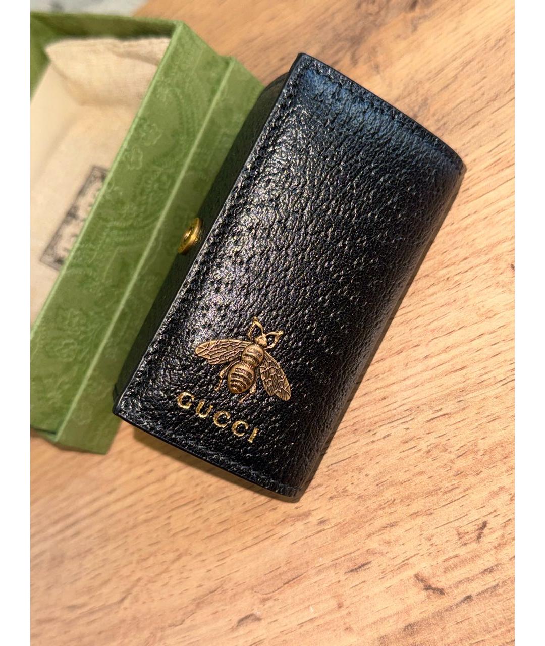 GUCCI Черная ключница, фото 3
