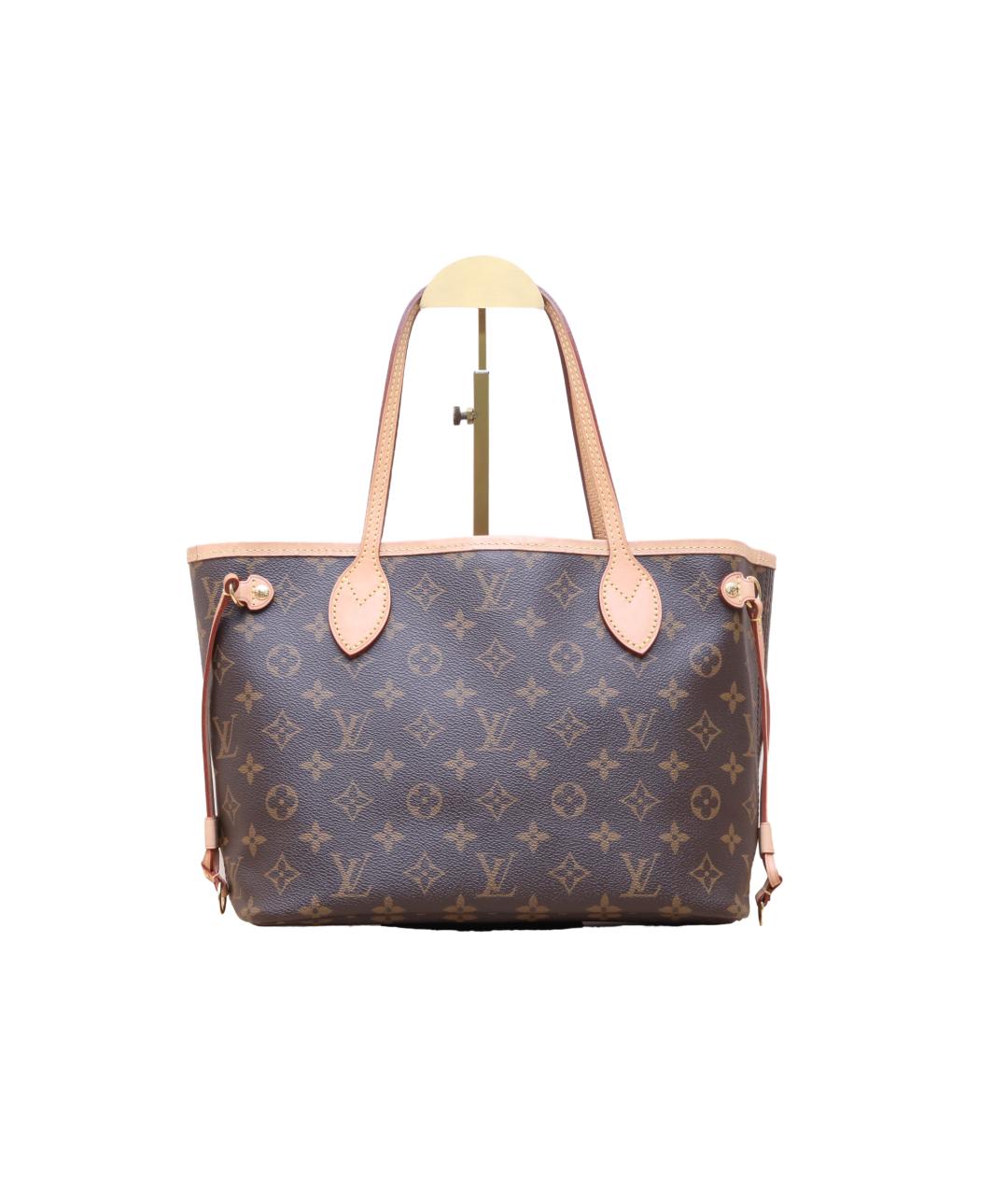 LOUIS VUITTON Коричневая кожаная сумка тоут, фото 1