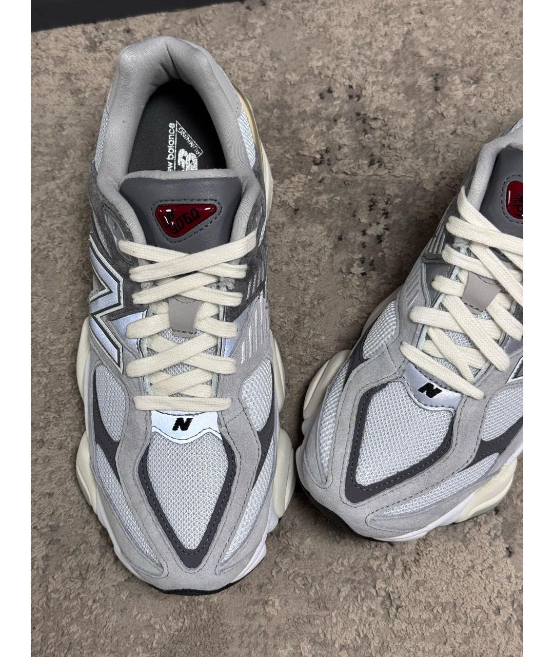 NEW BALANCE Серые замшевые кроссовки, фото 3