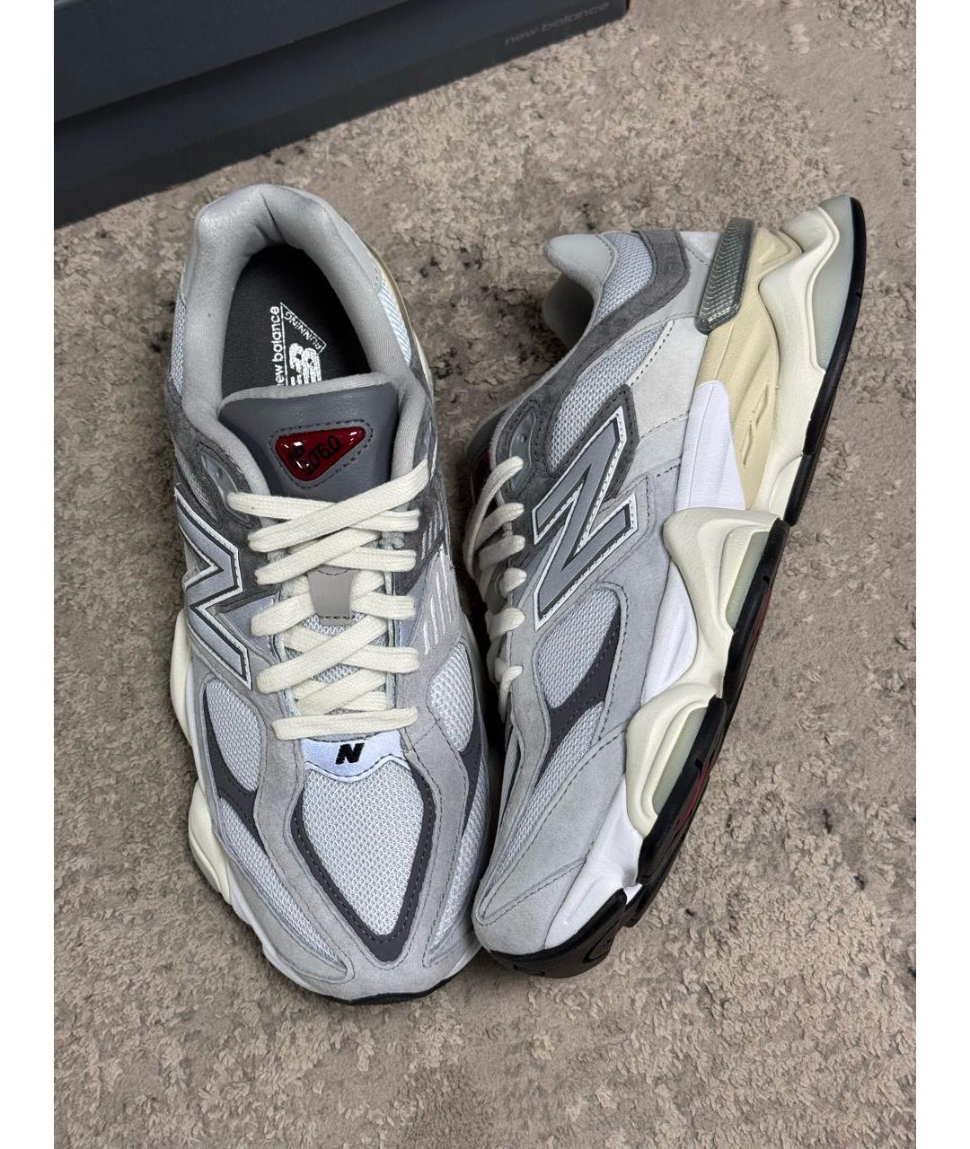 NEW BALANCE Серые замшевые кроссовки, фото 4