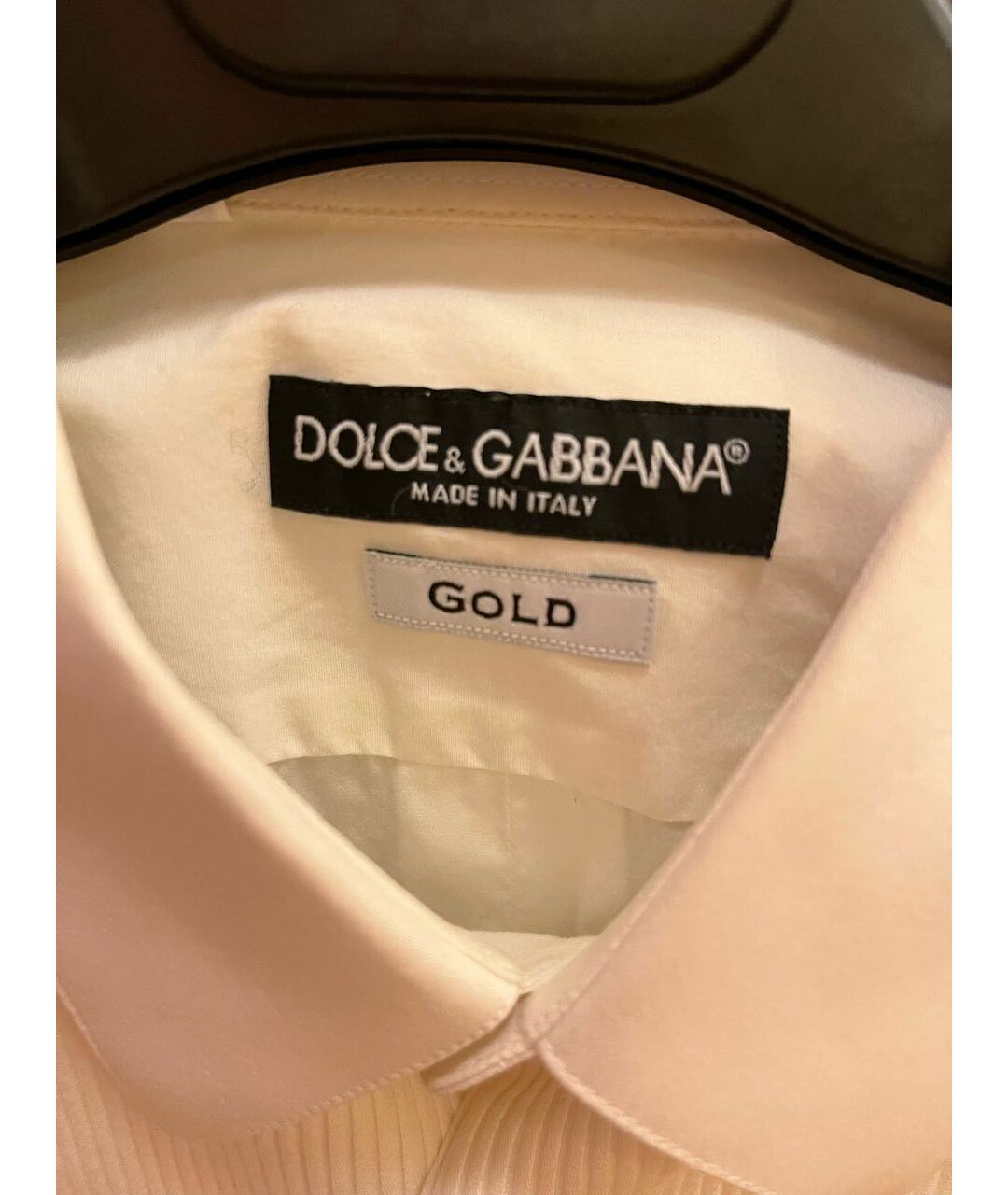 DOLCE&GABBANA Белая хлопковая классическая рубашка, фото 2