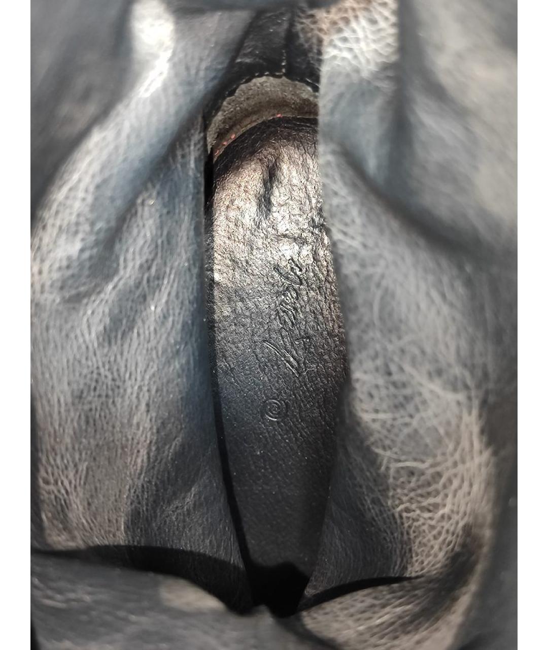 MARSELL Черные кожаные полусапоги, фото 8