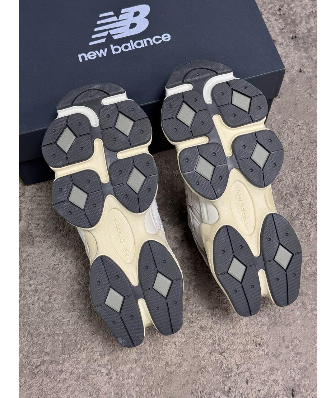 NEW BALANCE Белые замшевые кроссовки, фото 6
